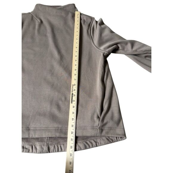 Athleta Cozy Karma Twist Neck Sweatshirt Pullover XL Tan Taupe - Picture 6 of 12